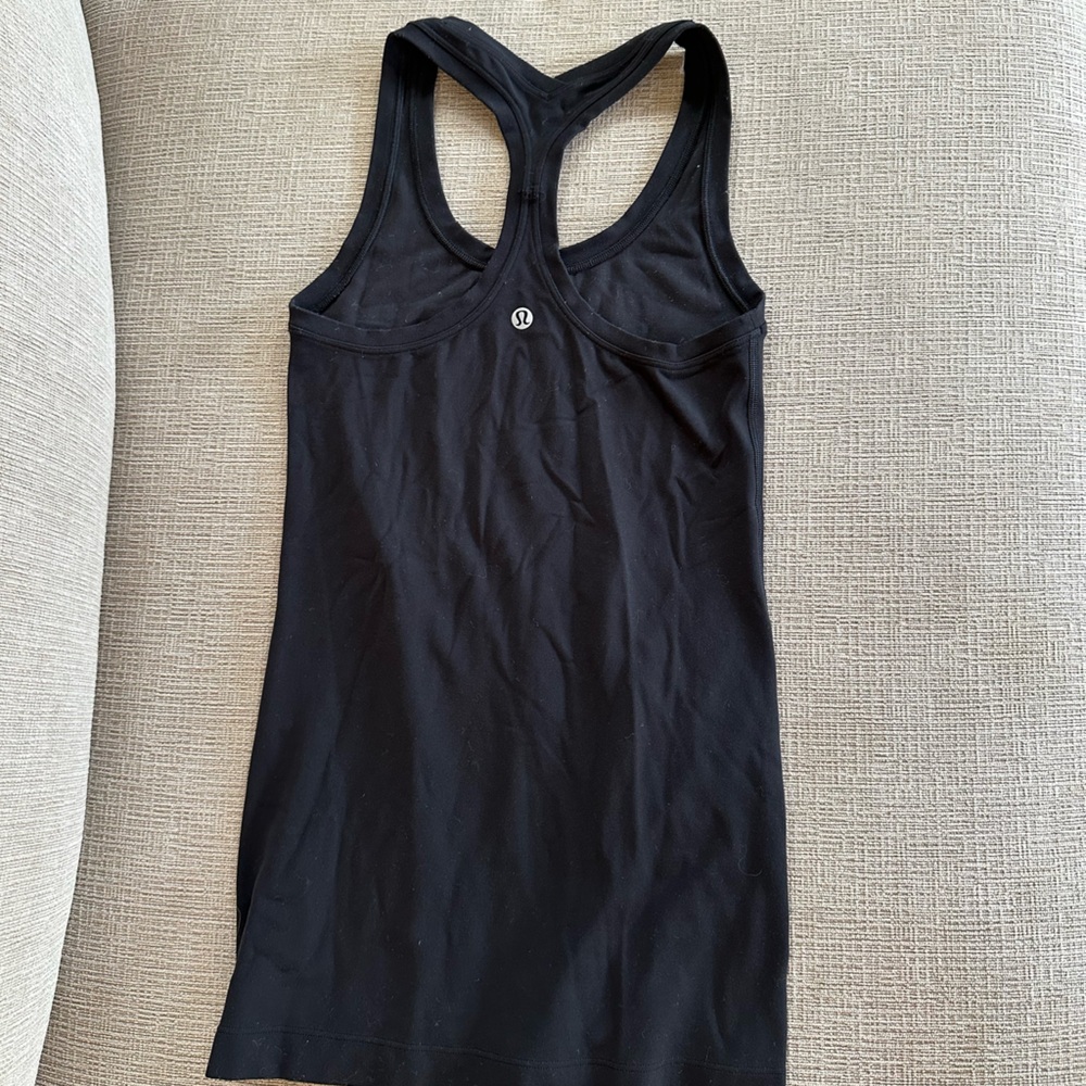 Black Tank Top with Logo